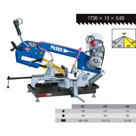 PILOUS ARG130 szalagfűrészgép