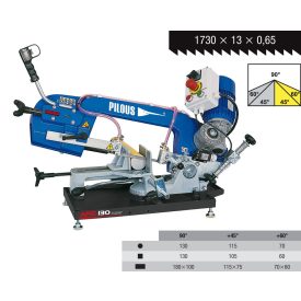 PILOUS ARG130K super szalagfűrészgép